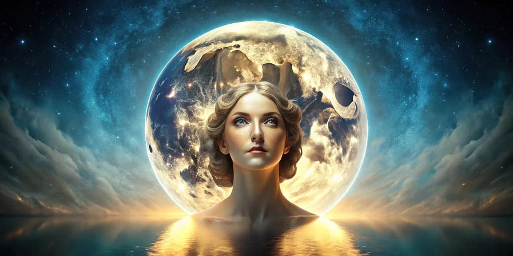 Portrait de Selene des temps moderne