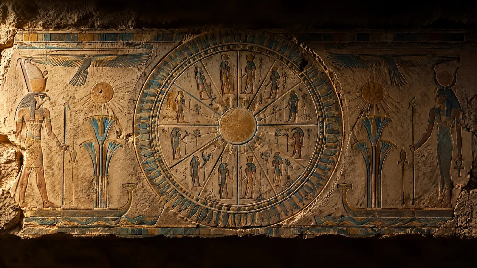 Le zodiaque de Denderah illustrant l'origine égyptienne des 36 décans