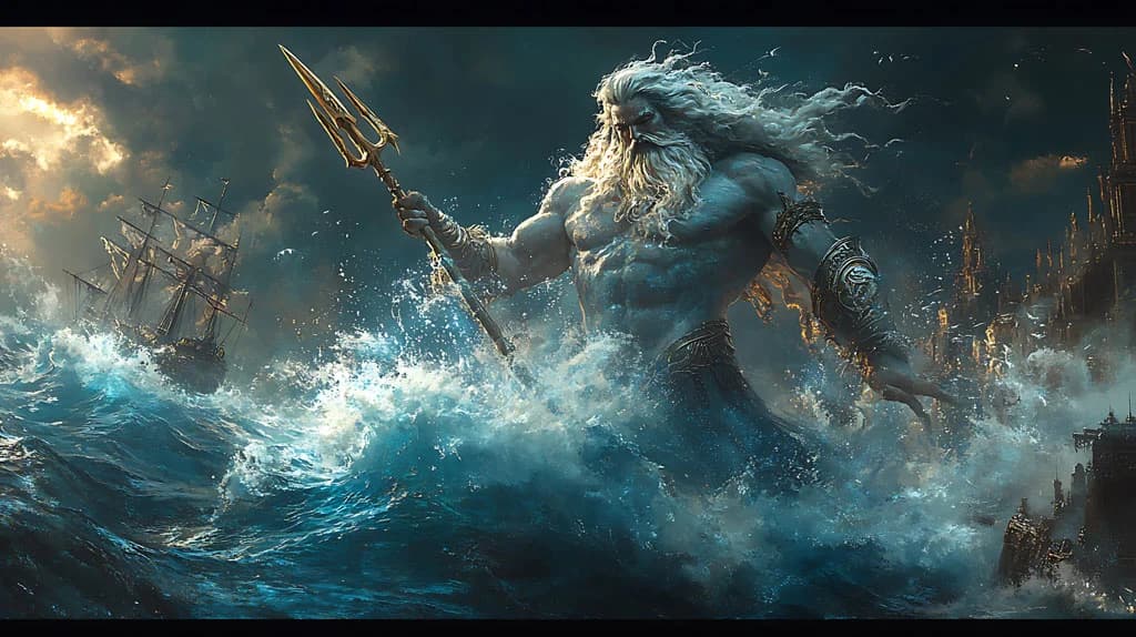 Portrait du Dieu des 7 océans en astrologie