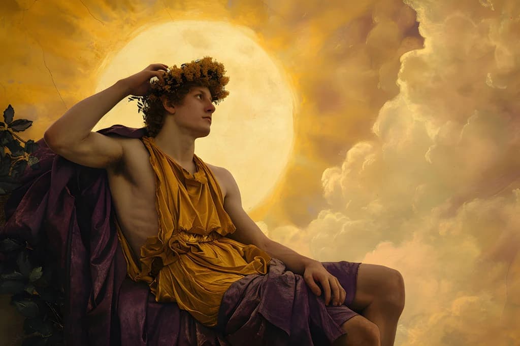 Portrait du Dieu soleil